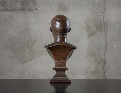 BRONZE BUST OF COLONEL PIATTA