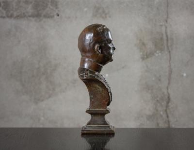 BRONZE BUST OF COLONEL PIATTA