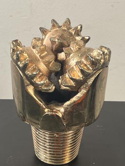 BRUTALIST OIL RIG DRILL BIT SCULPTURE