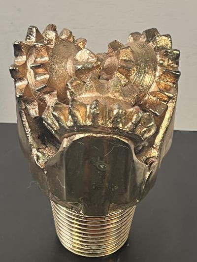 BRUTALIST OIL RIG DRILL BIT SCULPTURE