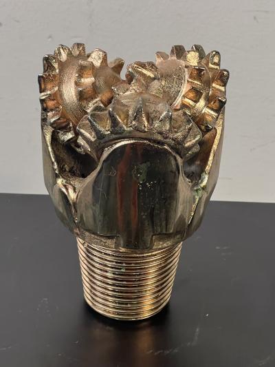 BRUTALIST OIL RIG DRILL BIT SCULPTURE