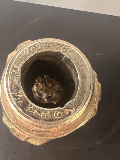 BRUTALIST OIL RIG DRILL BIT SCULPTURE