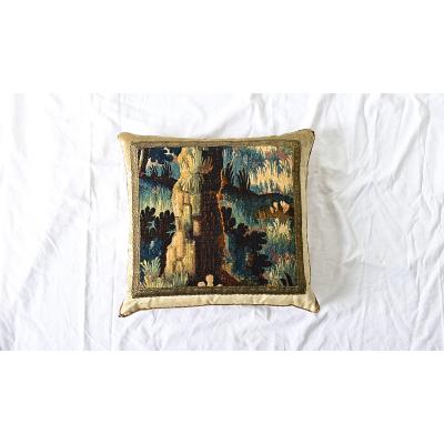 BVIZ Antique Tapestry Fragment Pillow