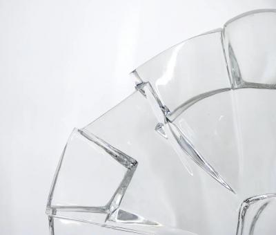 Baccarat Crystal Peacock Centerpiece Sculpture