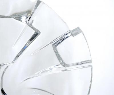 Baccarat Crystal Peacock Centerpiece Sculpture