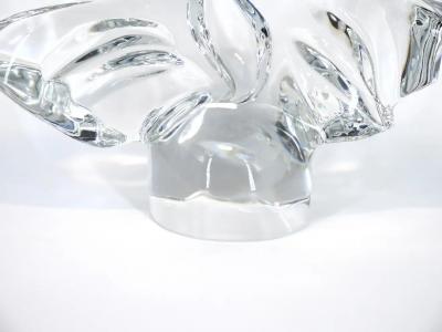 Baccarat Crystal Peacock Centerpiece Sculpture