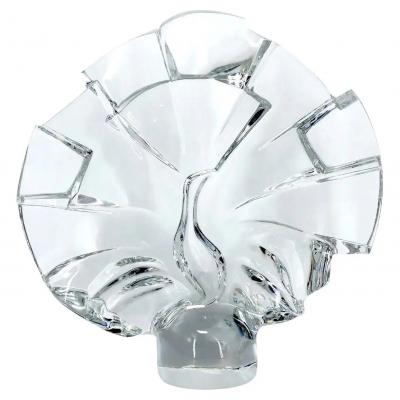 Baccarat Crystal Peacock Centerpiece Sculpture