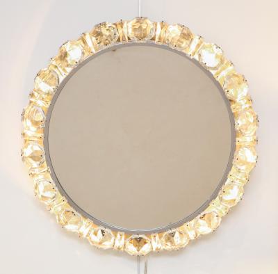 Backlit wall mirror design by Palwa Germany 1960s 