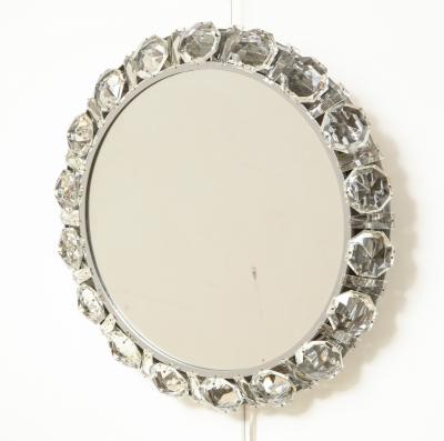 Backlit wall mirror design by Palwa Germany 1960s 