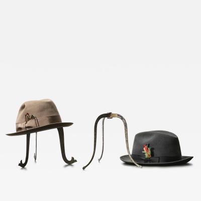 Baitong Etched and Enamel Folding Hat Stand