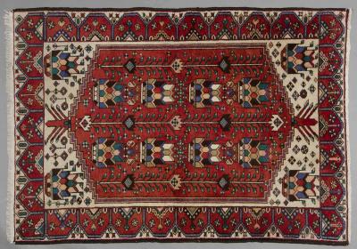 Bakh Tiar Persian Rug Circa 1950 