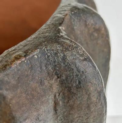 Balinese Fluted Brown Terracotta Planters Four Available