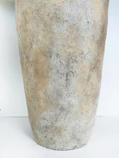 Balinese Kojong Antique Large White Terracotta Planter Two Available