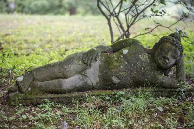 Balinese Sleeping Buddha Garden Sculpture