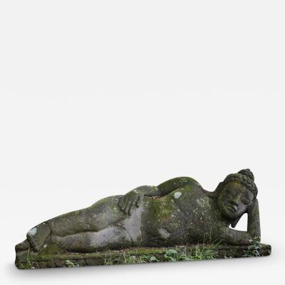 Balinese Sleeping Buddha Garden Sculpture