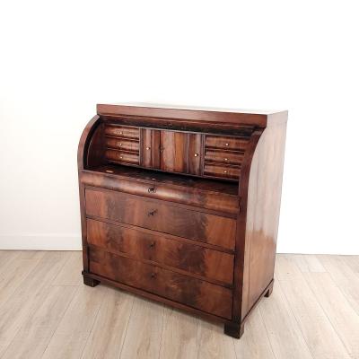 Baltic States Neoclassical Mahogany Cylinder Desk circa 1790