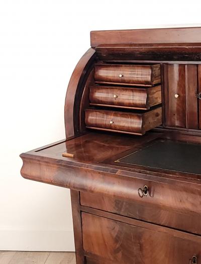 Baltic States Neoclassical Mahogany Cylinder Desk circa 1790