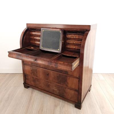 Baltic States Neoclassical Mahogany Cylinder Desk circa 1790