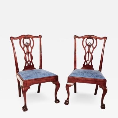 Baltimore Mahogany Chippendale Side Chairs