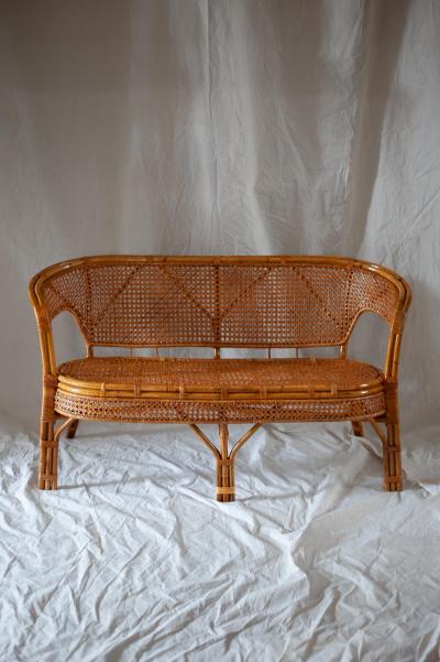 Bamboo Bench 1970s