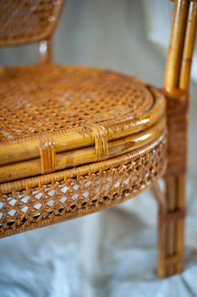 Bamboo Bench 1970s