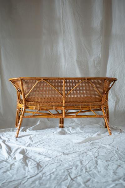 Bamboo Bench 1970s