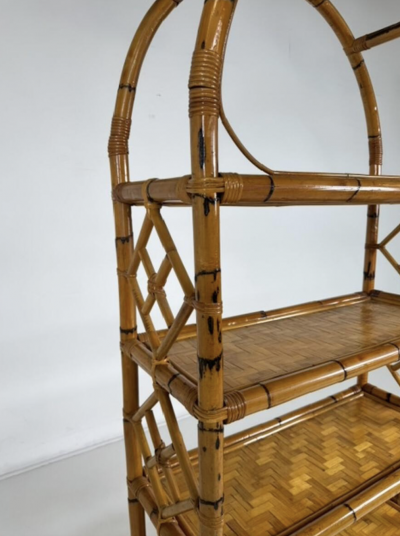 Bamboo Bookcase 1970s