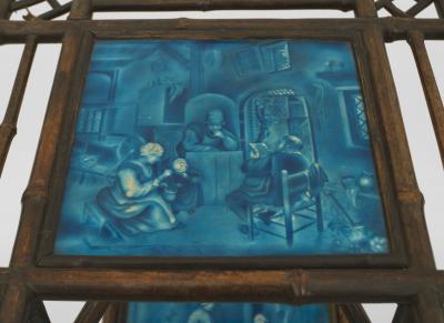 Bamboo English Victorian End Table