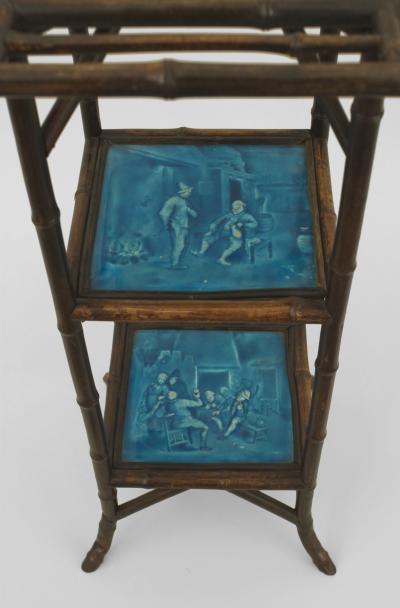 Bamboo English Victorian End Table