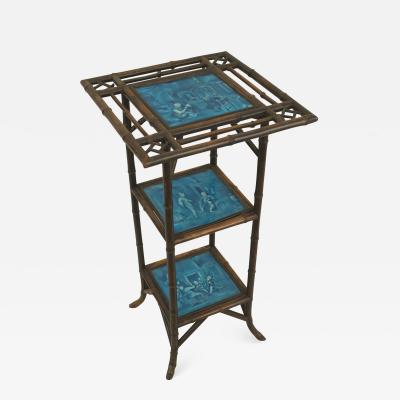 Bamboo English Victorian End Table