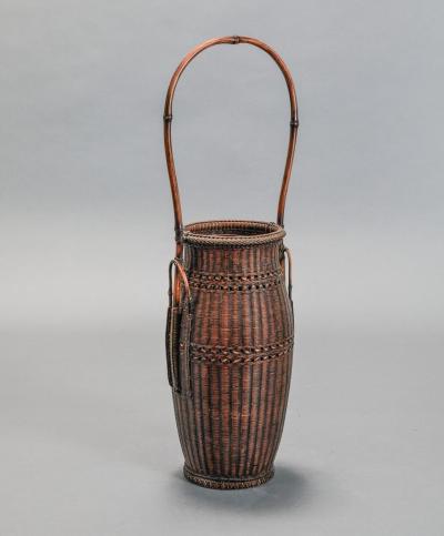 Bamboo Flower Arranging Ikebana Basket