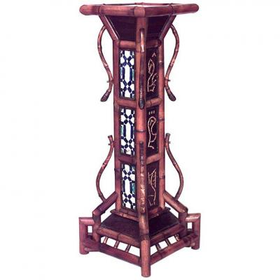 Bamboo Large Square Pedestal