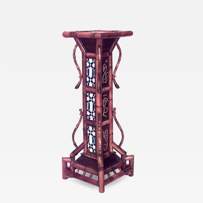 Bamboo Large Square Pedestal