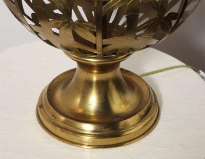Bamboo Leaves Metal Lamp
