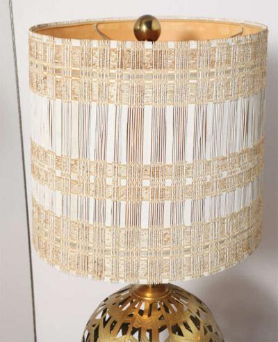 Bamboo Leaves Metal Lamp