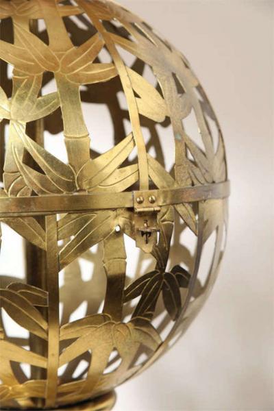 Bamboo Leaves Metal Lamp