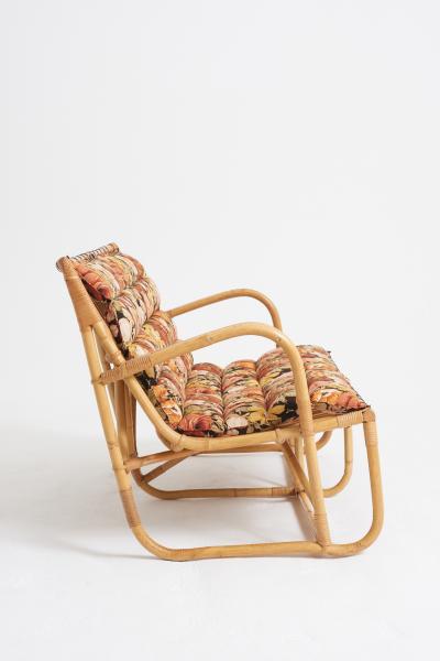 Bamboo and Rattan Sofa