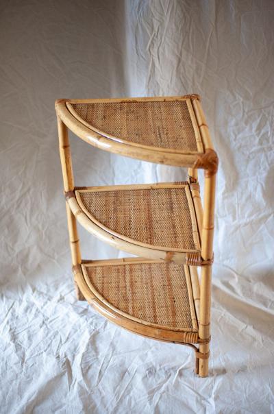 Bamboo and Rush Fabric tag re 1970s
