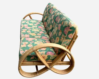 Bamboo and rattan living room furniture France 1960 1970