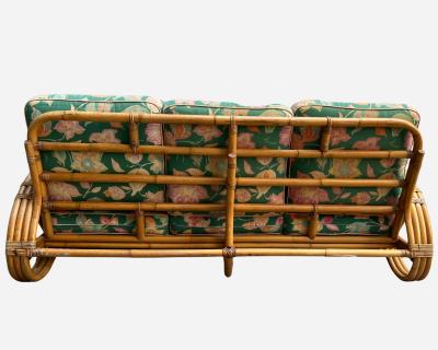 Bamboo and rattan living room furniture France 1960 1970