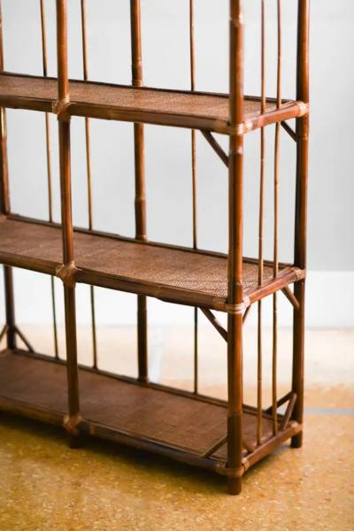 Bamboo bookcase Molto Editions