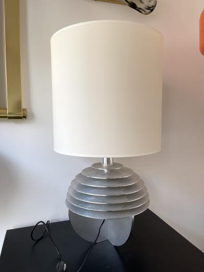 Banci Pair of Metal Saturn Lamps by Banci Italy 1970s