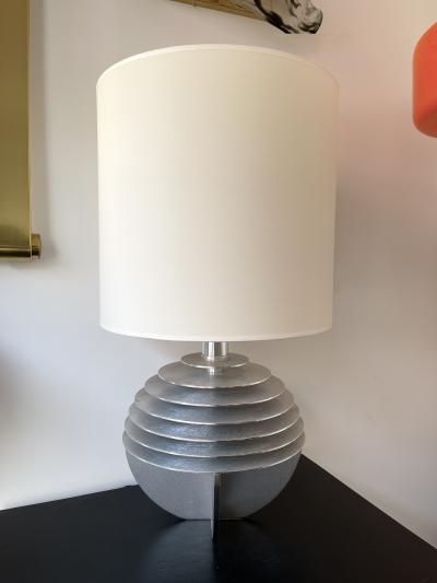 Banci Pair of Metal Saturn Lamps by Banci Italy 1970s