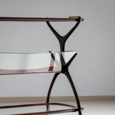Bar Cart and Magazine Stand by Cesare Lacca Italy 1960s