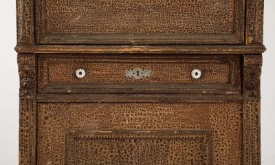 Bar Server Bitumen Varnish Oxidized France 19th c