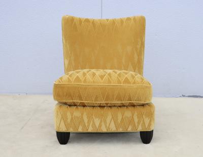 Barbara Barry Barbara Barry For Baker Slipper Chairs In Mohair Upholstery