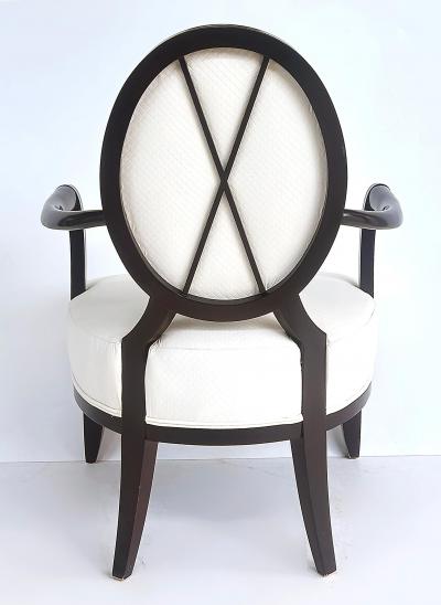 Barbara Barry Barbara Barry for Baker Furniture Oval X Back Club Chair