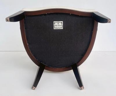 Barbara Barry Barbara Barry for Baker Furniture Oval X Back Club Chair