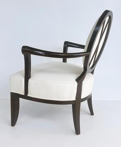 Barbara Barry Barbara Barry for Baker Furniture Oval X Back Club Chair