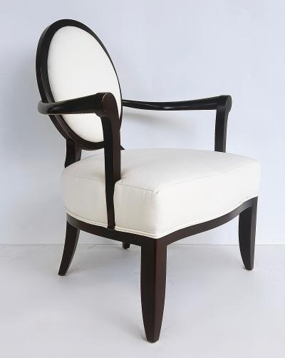 Barbara Barry Barbara Barry for Baker Furniture Oval X Back Club Chair